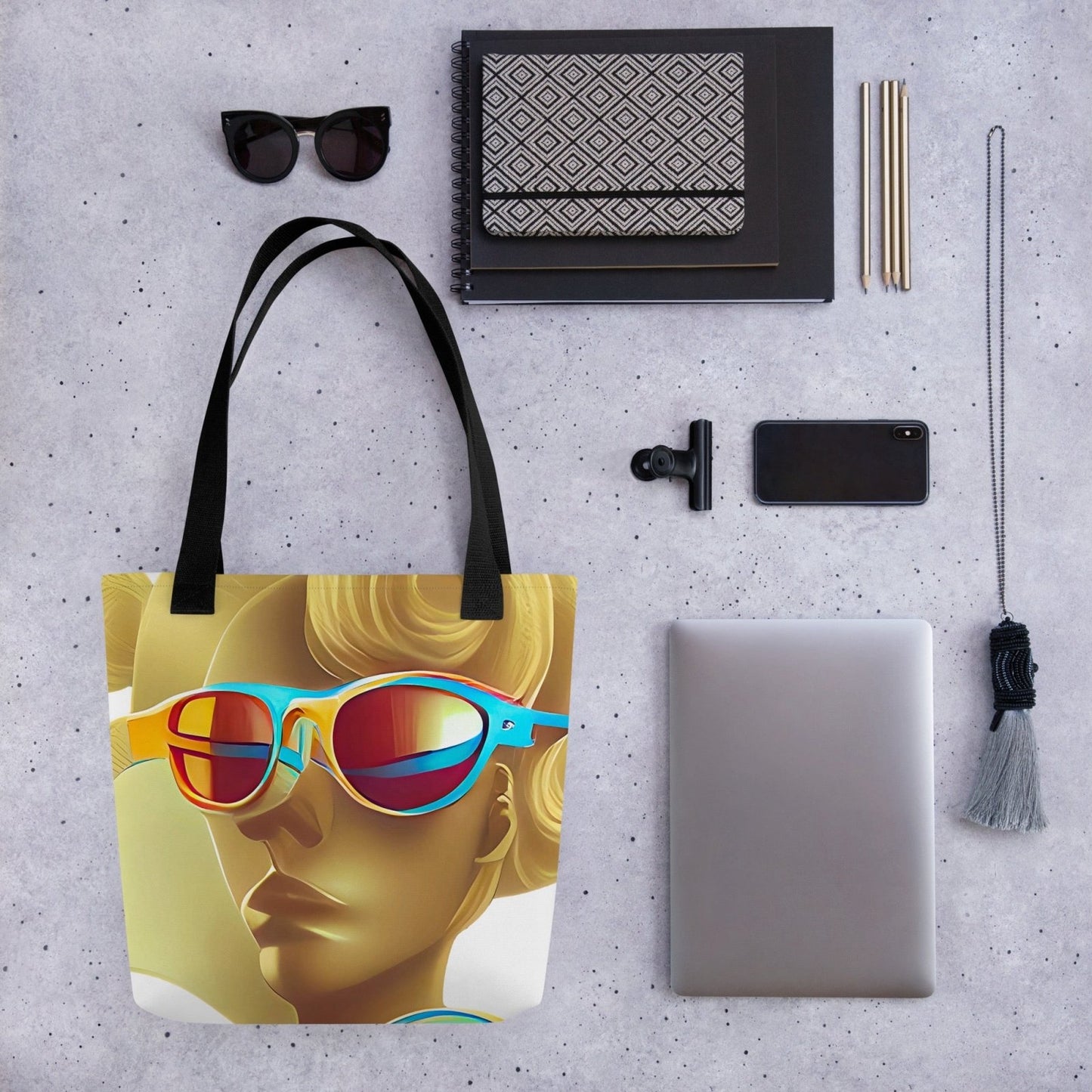 Retro Cool White - Tote Bag - iSAW Company - iSAW Company