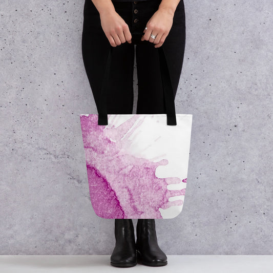 Watercolour Pink Splash - Tote Bag - iSAW Company