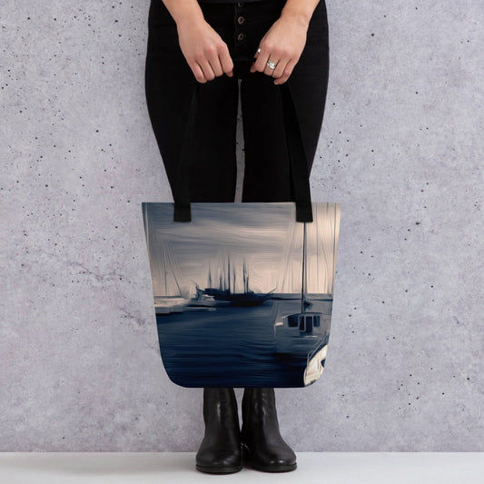 The Sleeping Yachts (at Sunrise) - Tote Bag - iSAW Company
