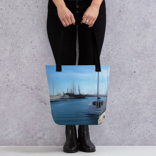 The Sleeping Yachts (at Morning) - Tote Bag - iSAW Company