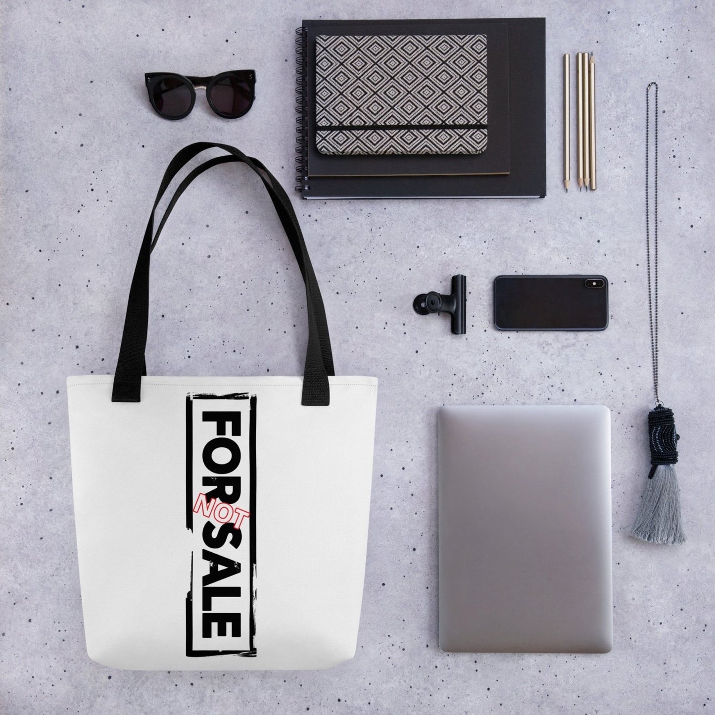 Not For Sale Small Black Stamp - Tote Bag - iSAW Company
