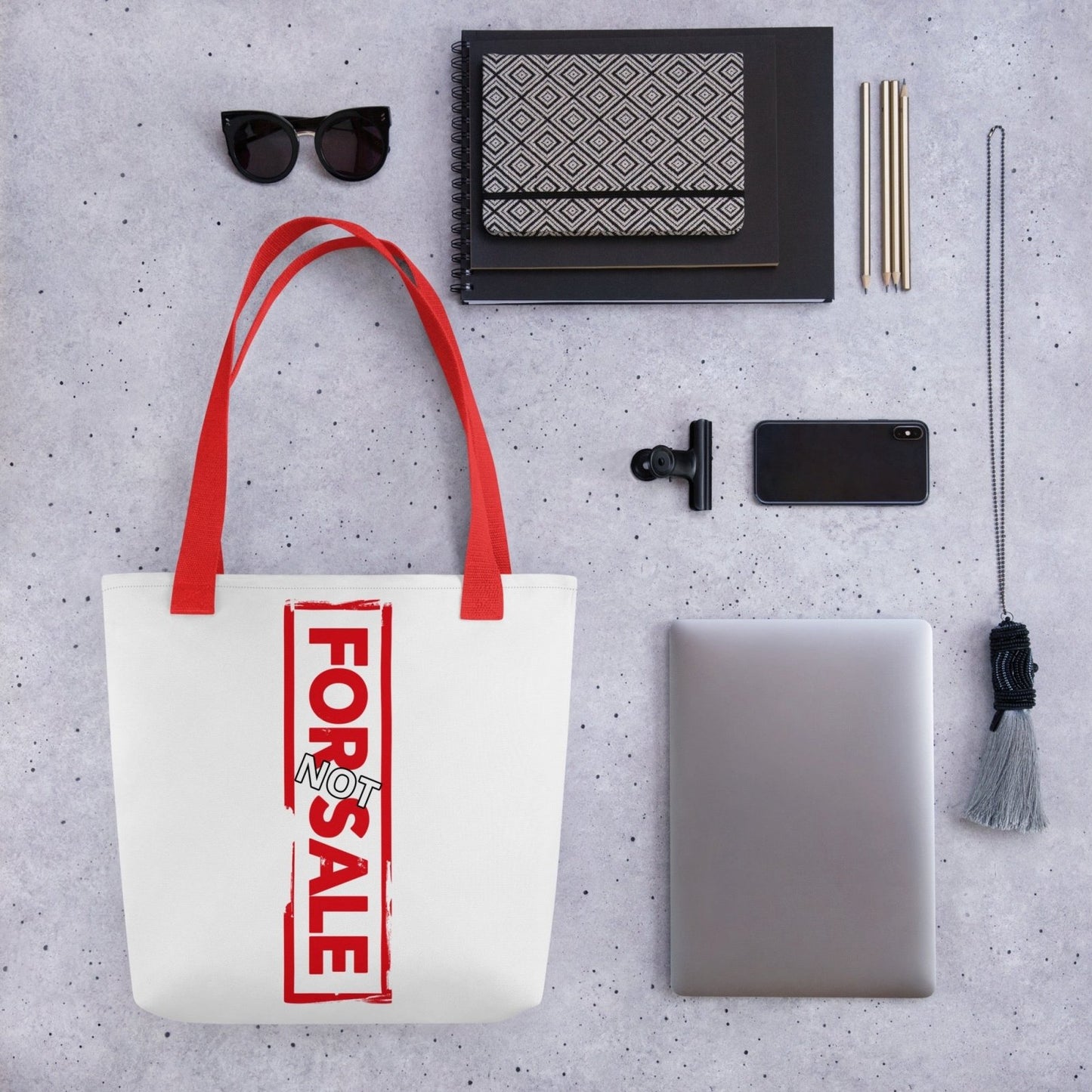 Not For Sale Small Red Stamp - Tote Bag - iSAW Company