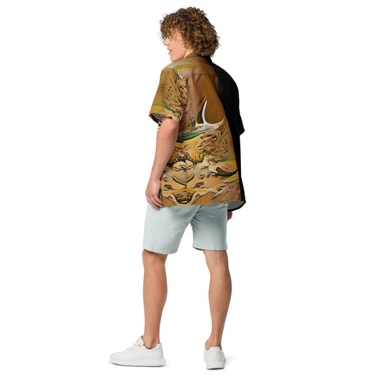 Half Black Half Gāolàng - Unisex Button Shirt - iSAW Company
