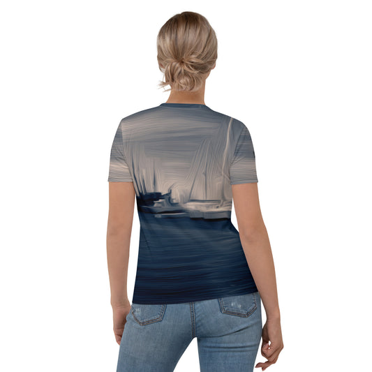 The Sleeping Yachts (at Sunrise) - Womens T-Shirt