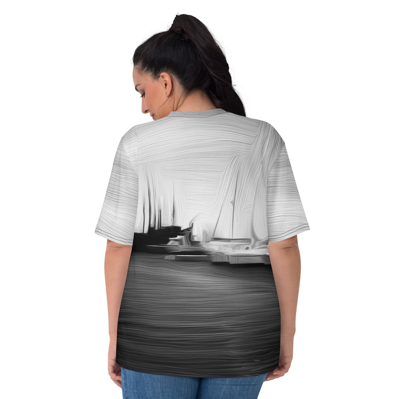 The Sleeping Yachts (at Night) - Womens T-Shirt - iSAW Company