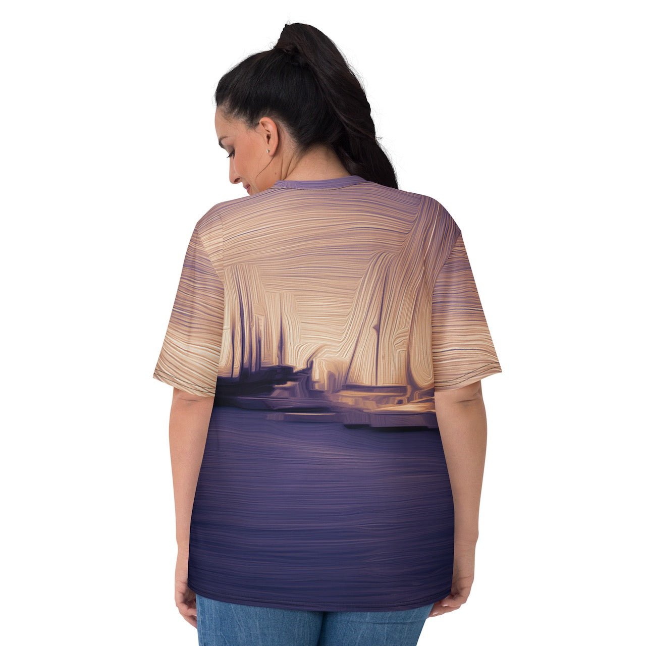 The Sleeping Yachts (at Sunset) - Womens T-Shirt - iSAW Company
