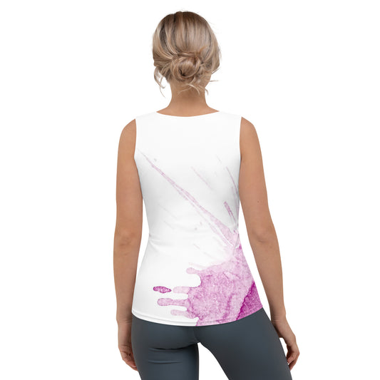 Watercolour Pink Splash - Womens Tank Top - iSAW Company