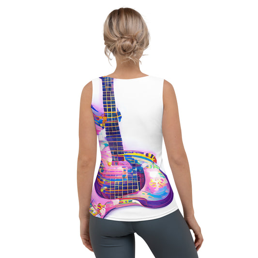 Hippie Guitar - Womens Tank Top - iSAW Company