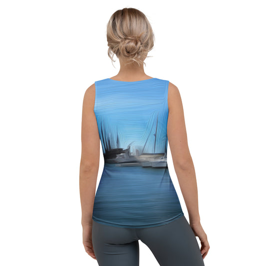 The Sleeping Yachts (at Morning) - Womens Tank Top - iSAW Company