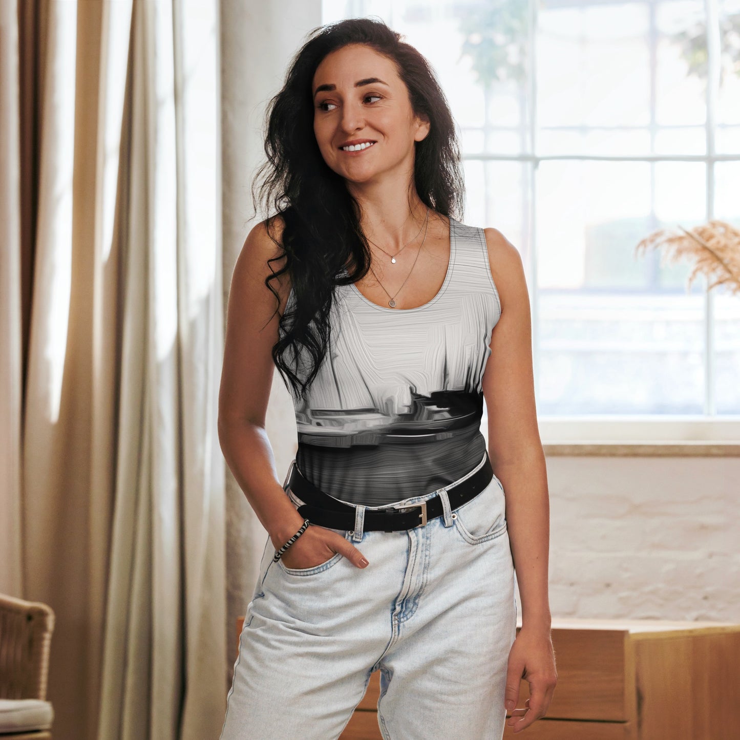 The Sleeping Yachts (at Night) - Womens Tank Top - iSAW Company