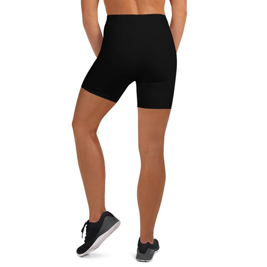 iSAW Womens Black Yoga Shorts - Comfort Fit - iSAW Company