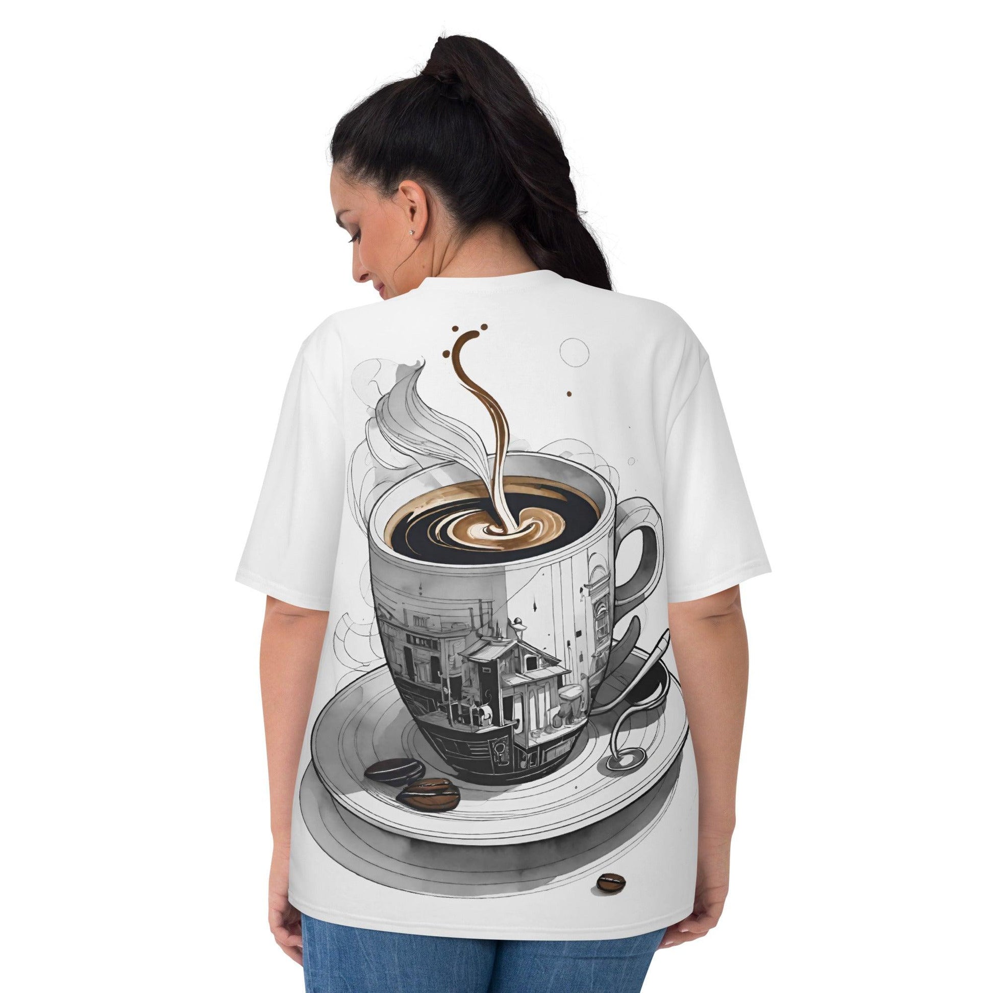 American Coffee - Womens T-Shirt - iSAW Company