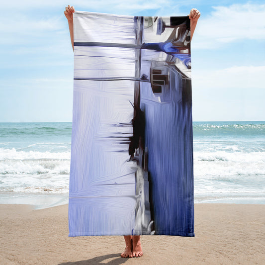 The Sleeping Yachts (at Afternoon) - Beach Towel - iSAW Company