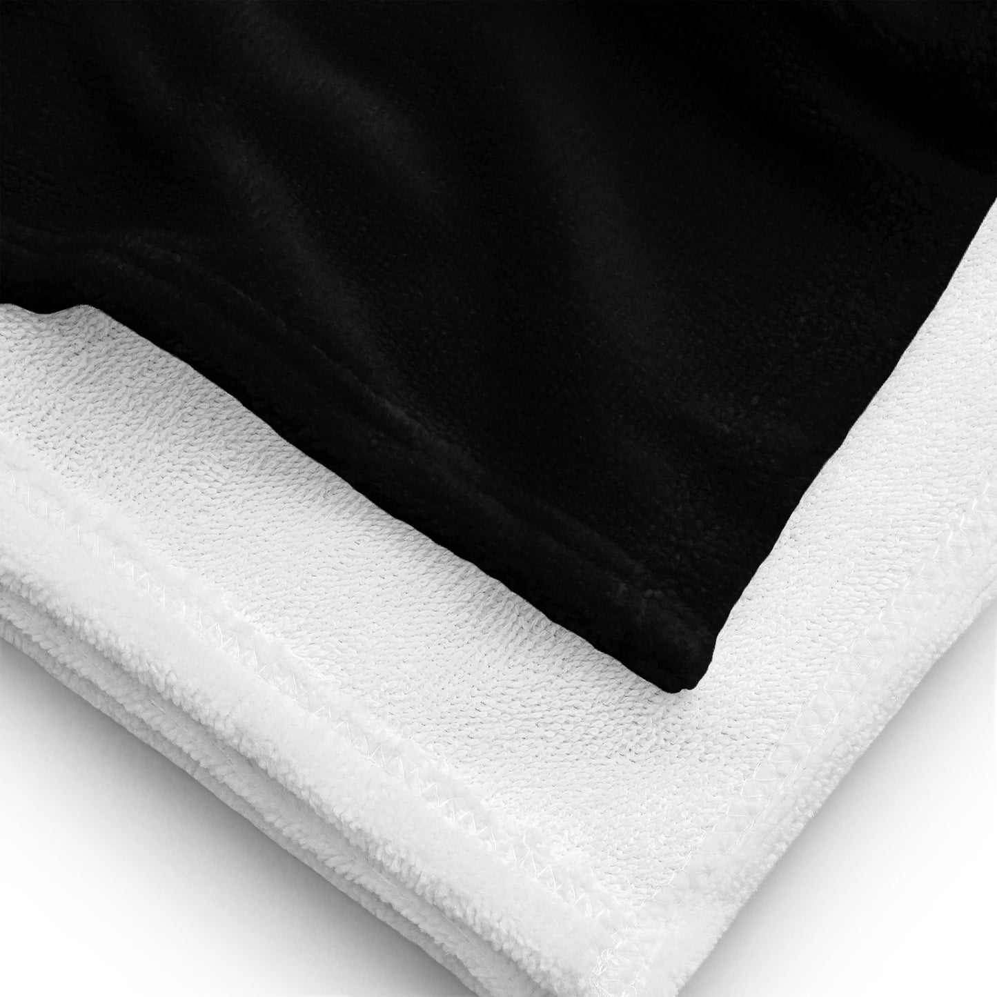 Half Black Half Hónghǎi - Beach Towel - iSAW Company