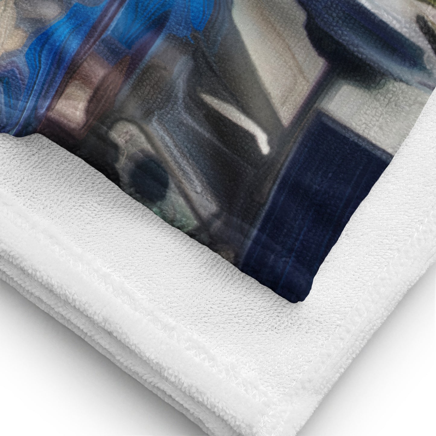 The Sleeping Yachts (at Morning) - Beach Towel - iSAW Company