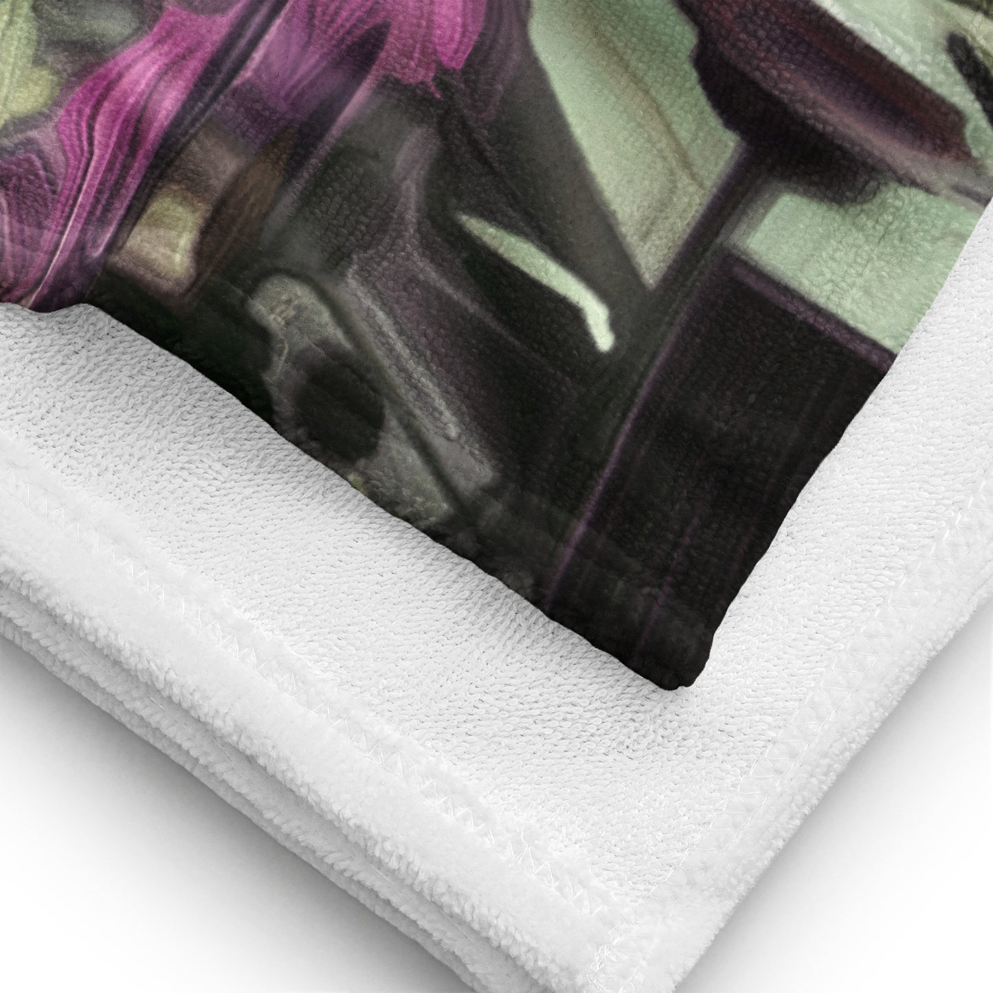 The Sleeping Yachts (at Evening) - Beach Towel - iSAW Company