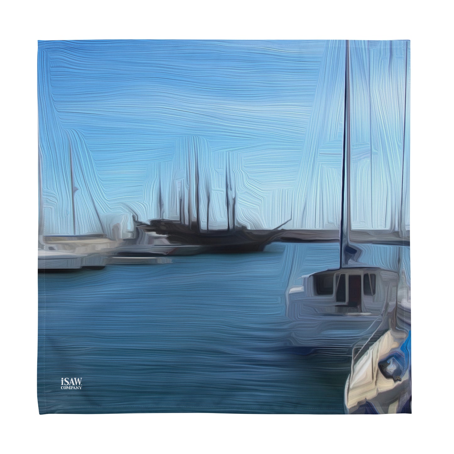 The Sleeping Yachts (at Morning) - Cloth Napkin Set - iSAW Company