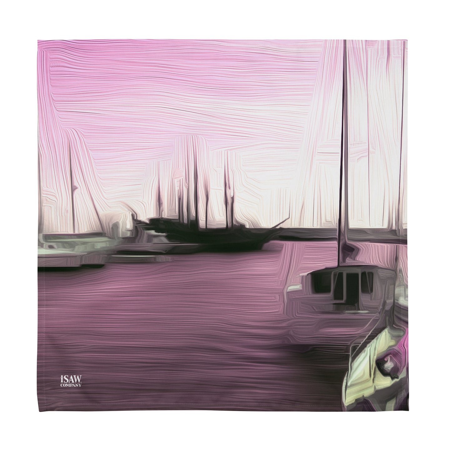The Sleeping Yachts (at Evening) - Cloth Napkin Set - iSAW Company