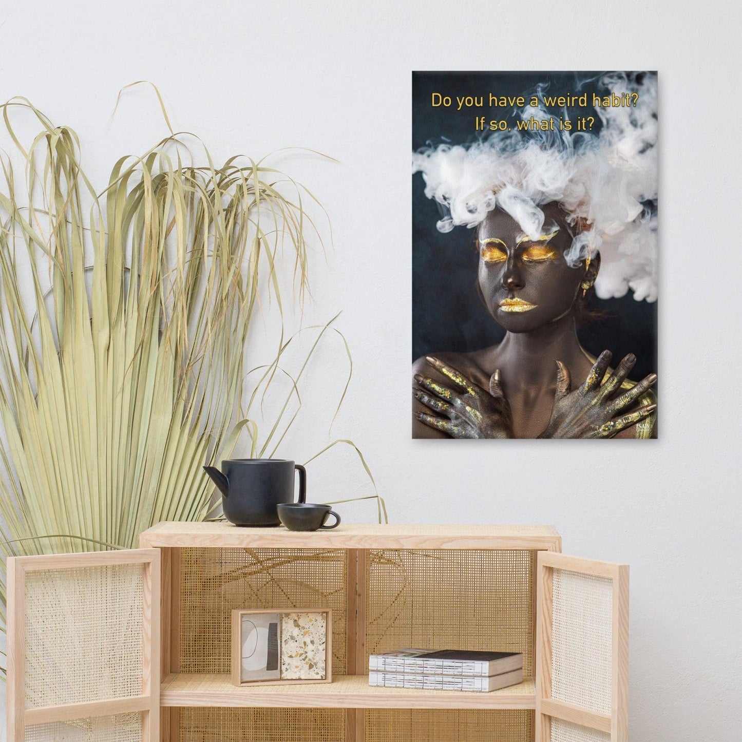 Do You Have A Weird Habit - Canvas Print - iSAW Company