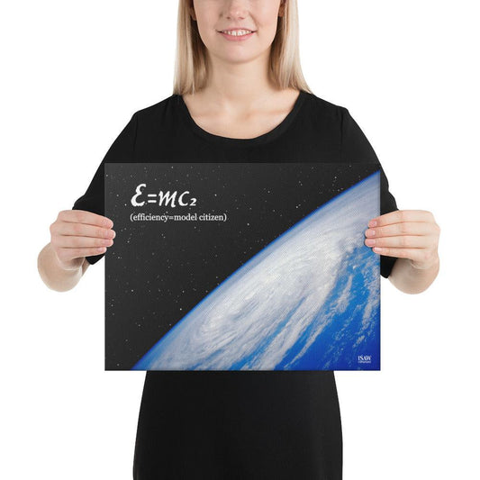 E=MC2 - Canvas Print - iSAW Company