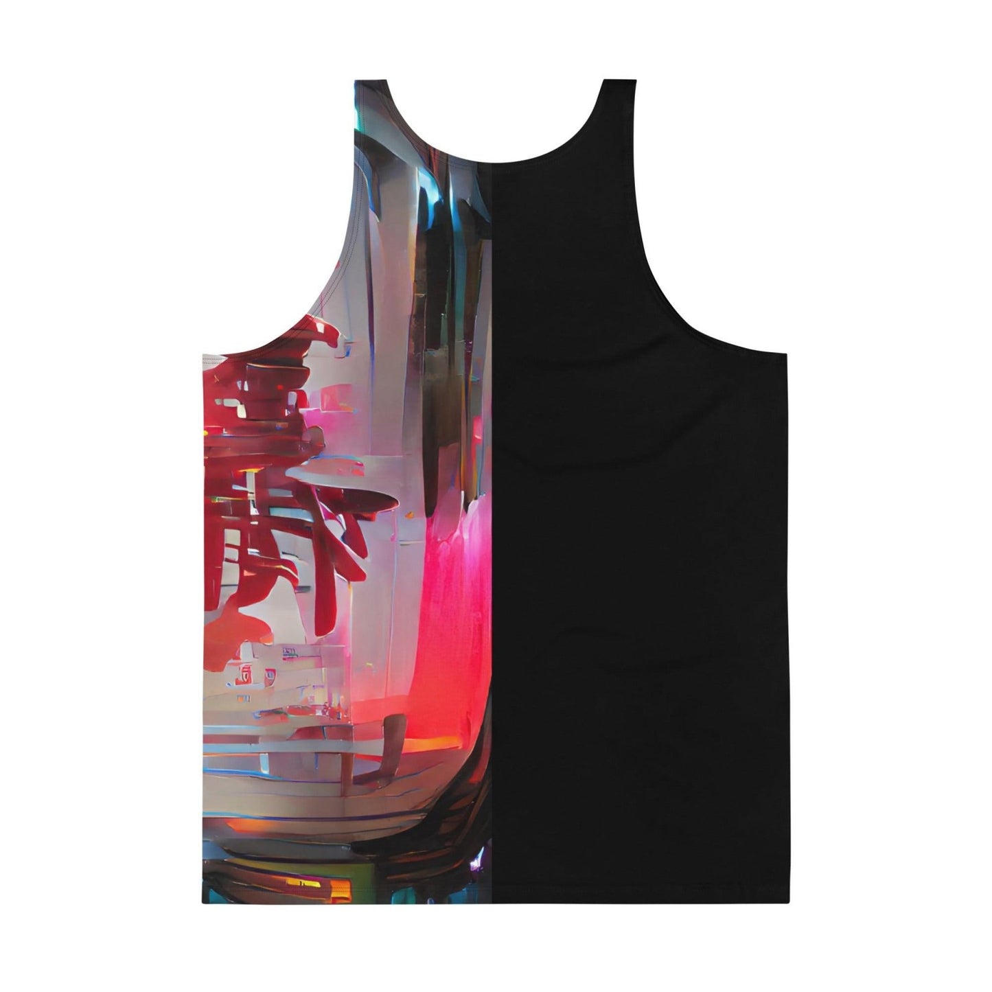 Half Black Half Báijiǔ - Mens Tank Top - iSAW Company