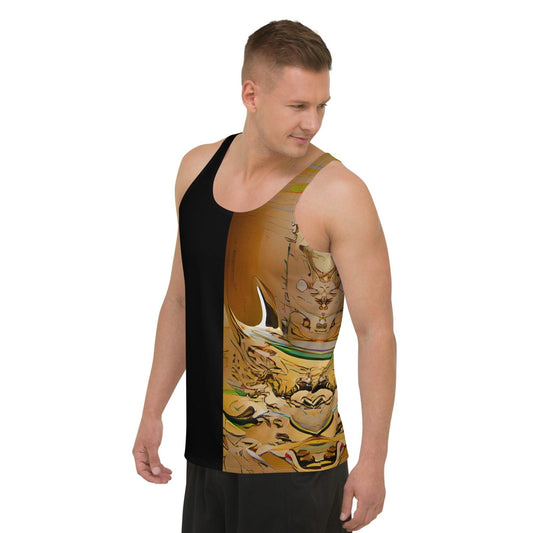 Half Black Half Gāolàng - Mens Tank Top - iSAW Company