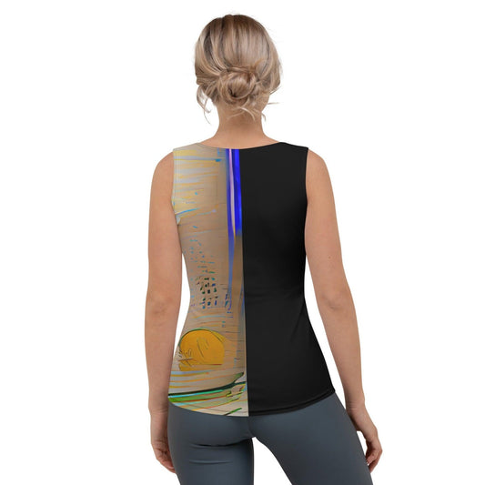 Half Black Half Gāolàng - Womens Tank Top - iSAW Company