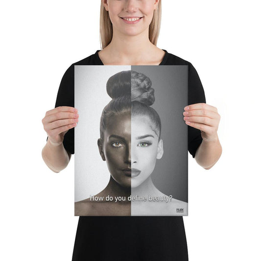 How Do You Define Beauty - Canvas Print - iSAW Company