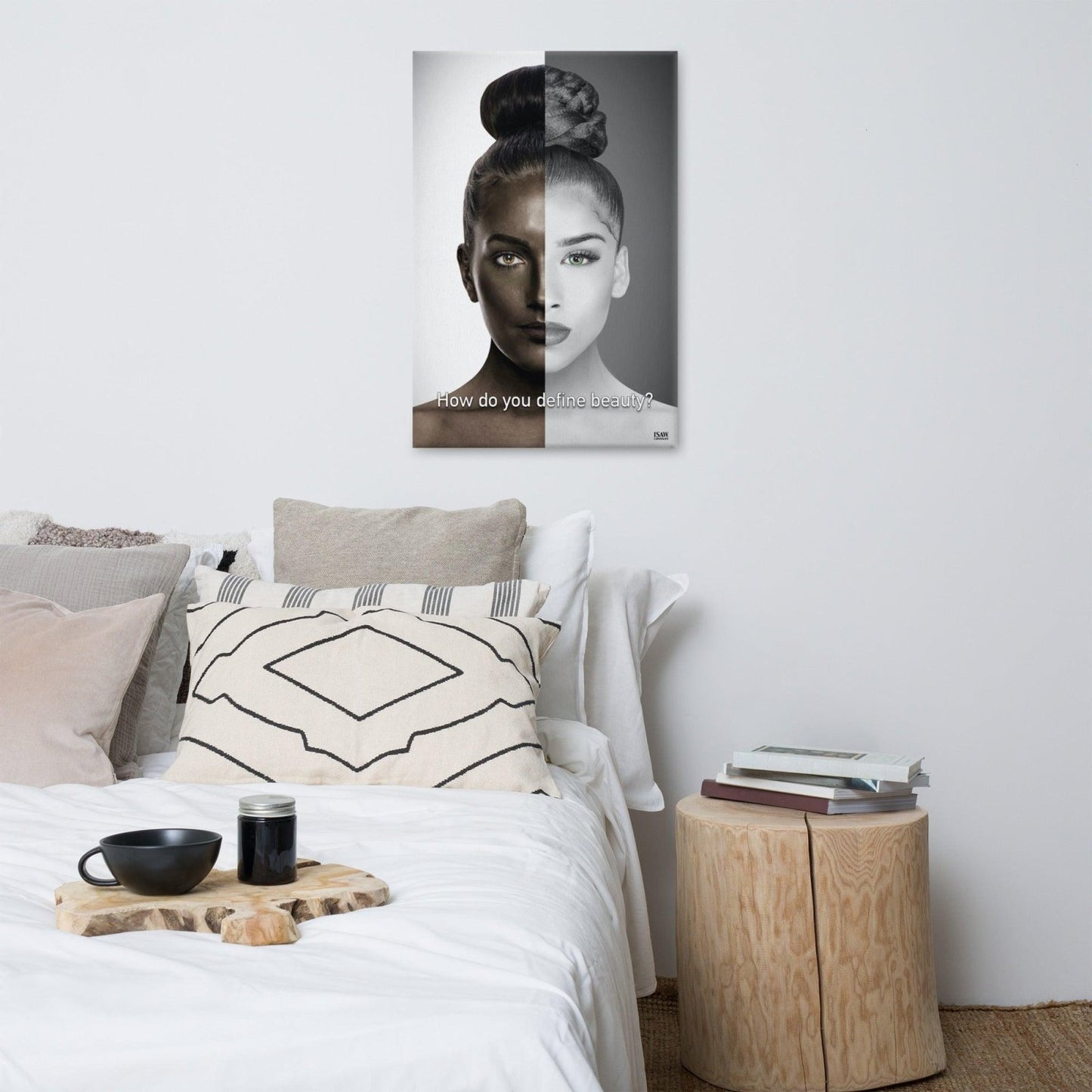 How Do You Define Beauty - Canvas Print - iSAW Company