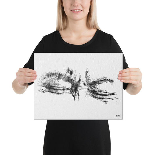 I Can’t Look - Canvas Print - iSAW Company