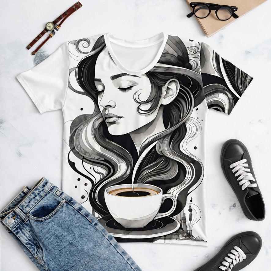 Love Coffee - Womens T-Shirt - iSAW Company