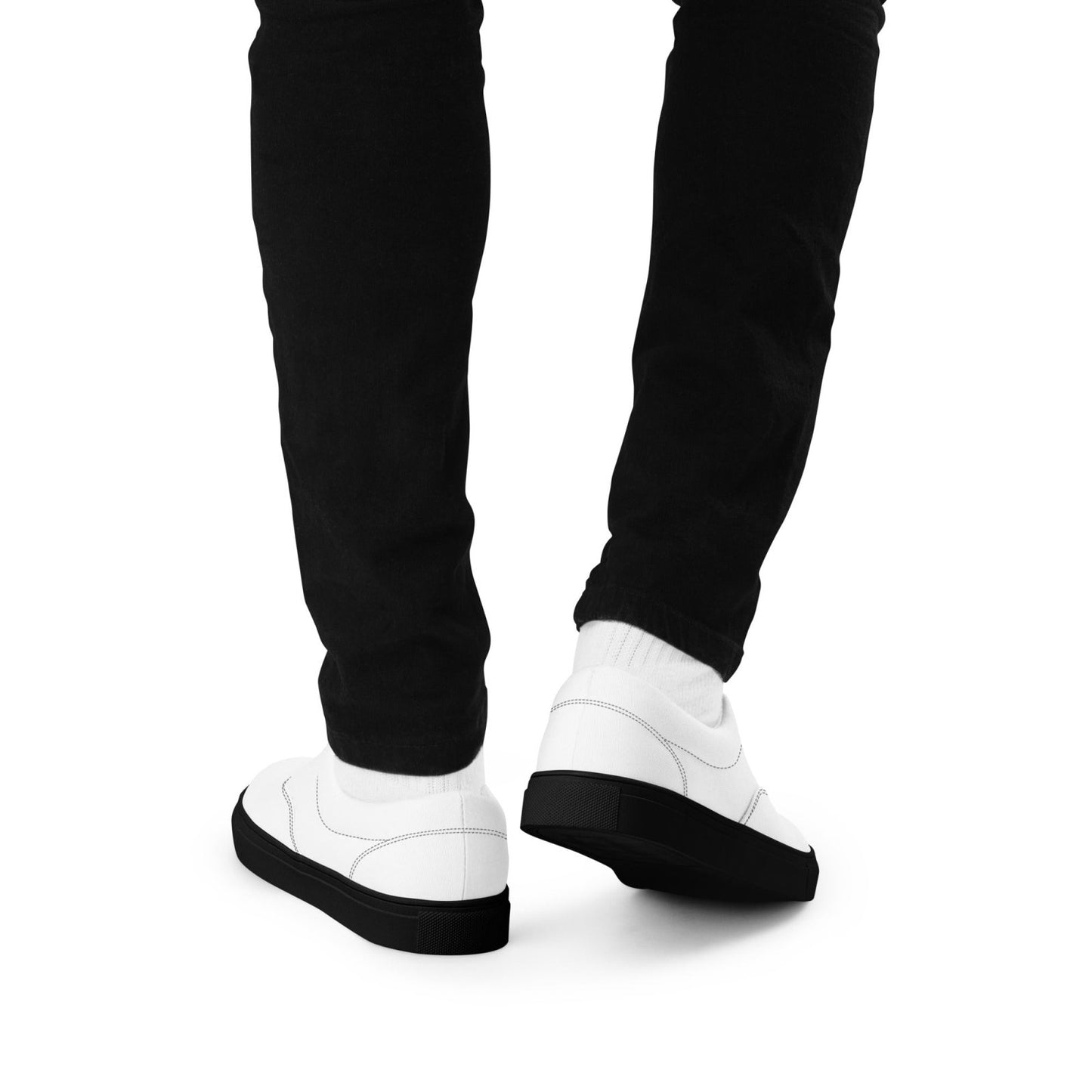 iSAW Mens White Lace - Up Canvas Shoes - iSAW Company