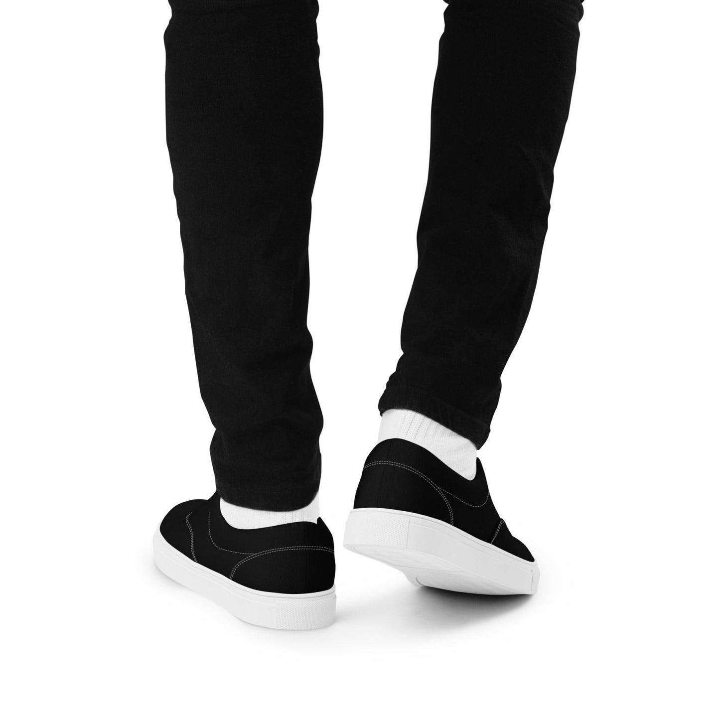 iSAW Mens Black Lace - Up Canvas Shoes - iSAW Company