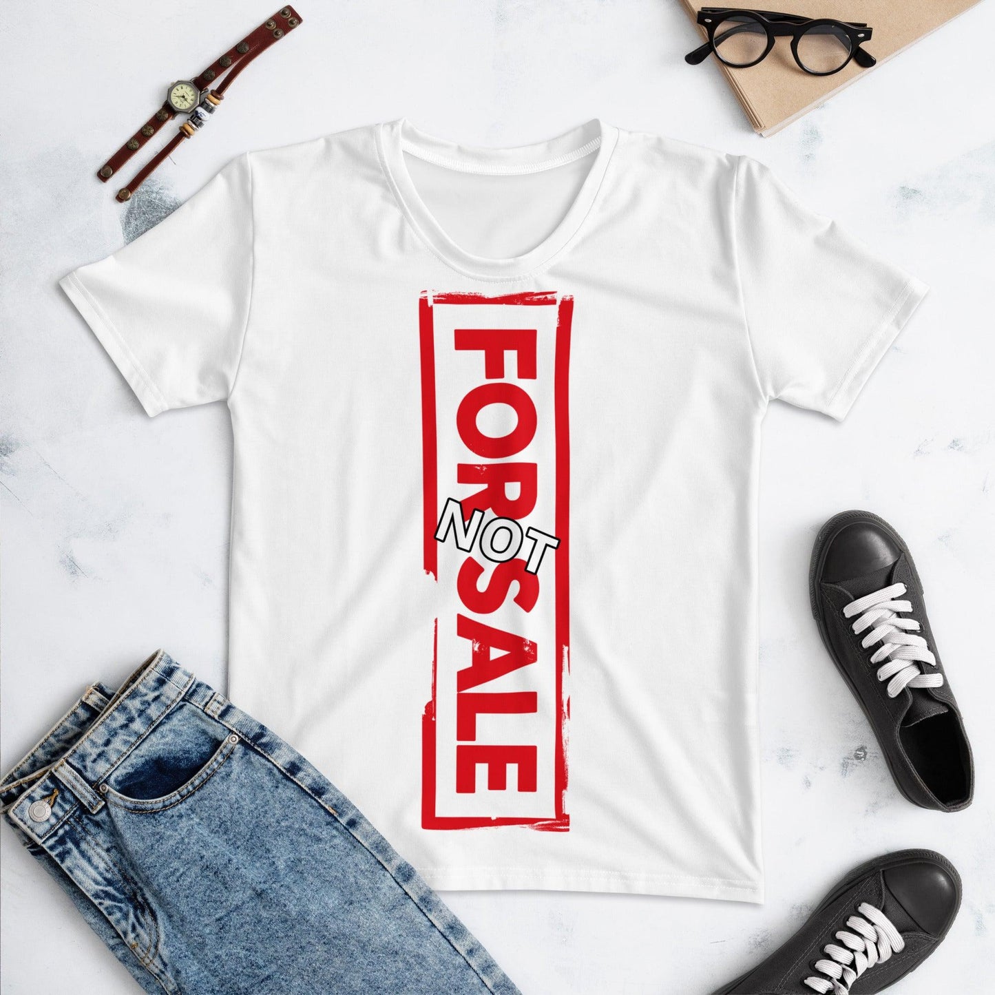 Not For Sale Red Stamp - Womens T-Shirt - iSAW Company