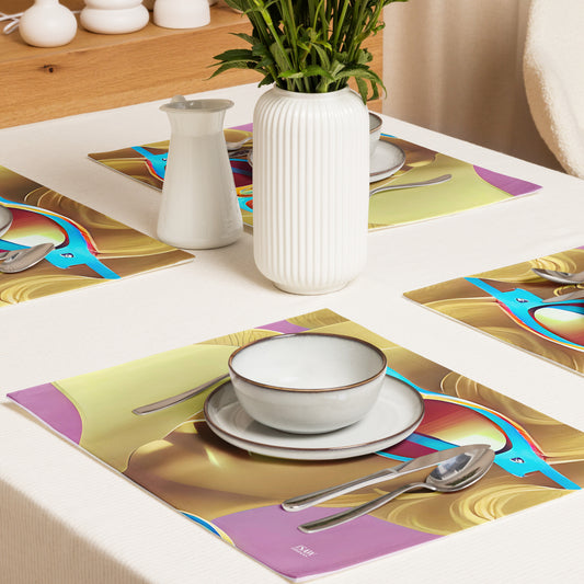 Retro Cool Pink - Placemat Set - iSAW Company