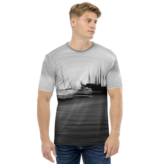 The Sleeping Yachts (at Night) - Mens T-Shirt - iSAW Company