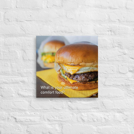 What Is Your Ultimate Comfort Food - Canvas Print - iSAW Company