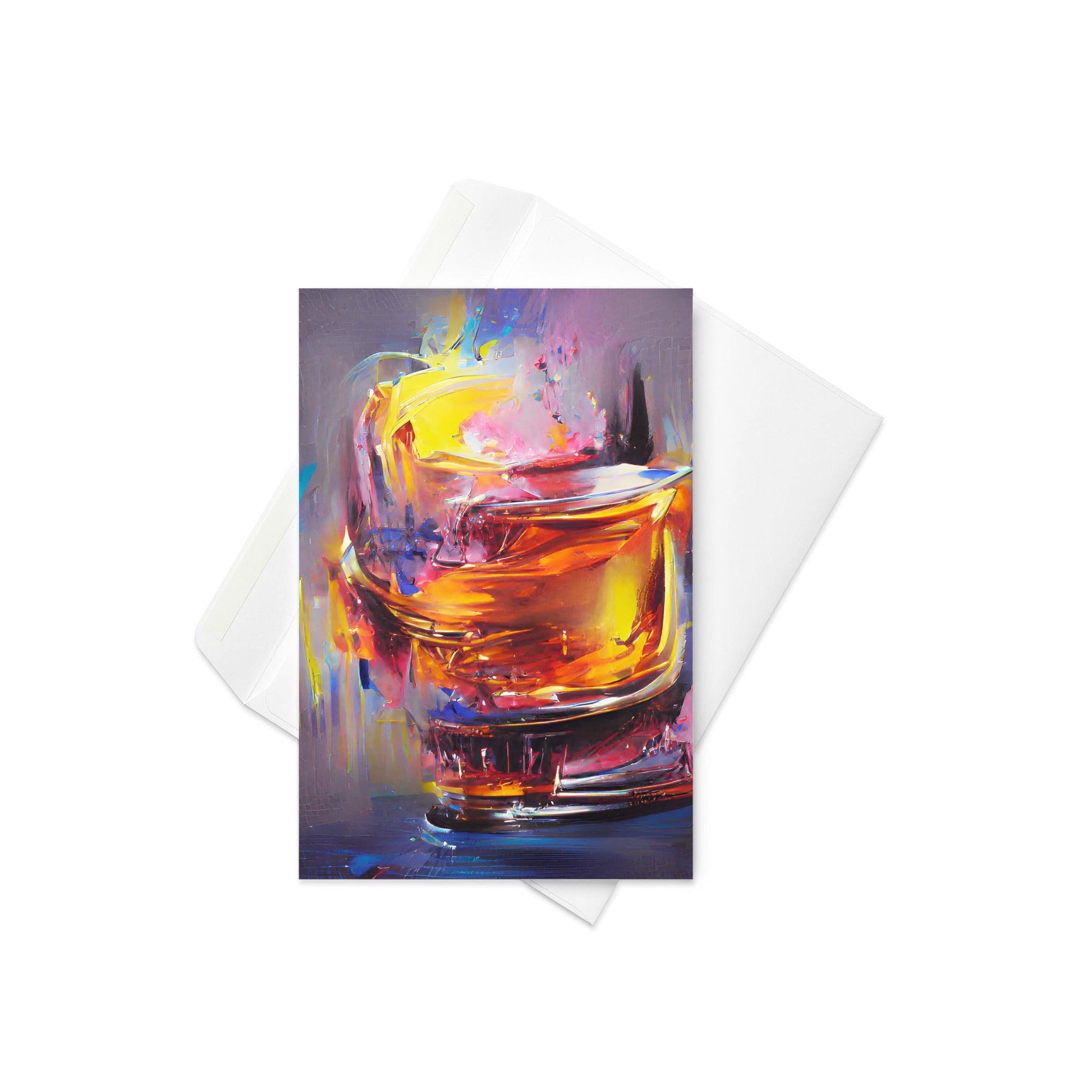 Whisky Splash - Note Card - iSAW Company