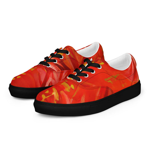 Qízhì - Womens Lace-Up Canvas Shoes - iSAW Company