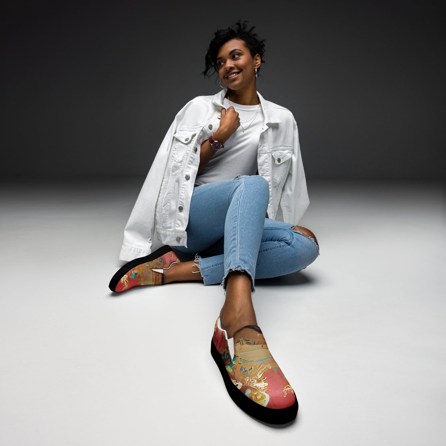 Huángdì - Womens Slip - On Canvas Shoes - iSAW Company