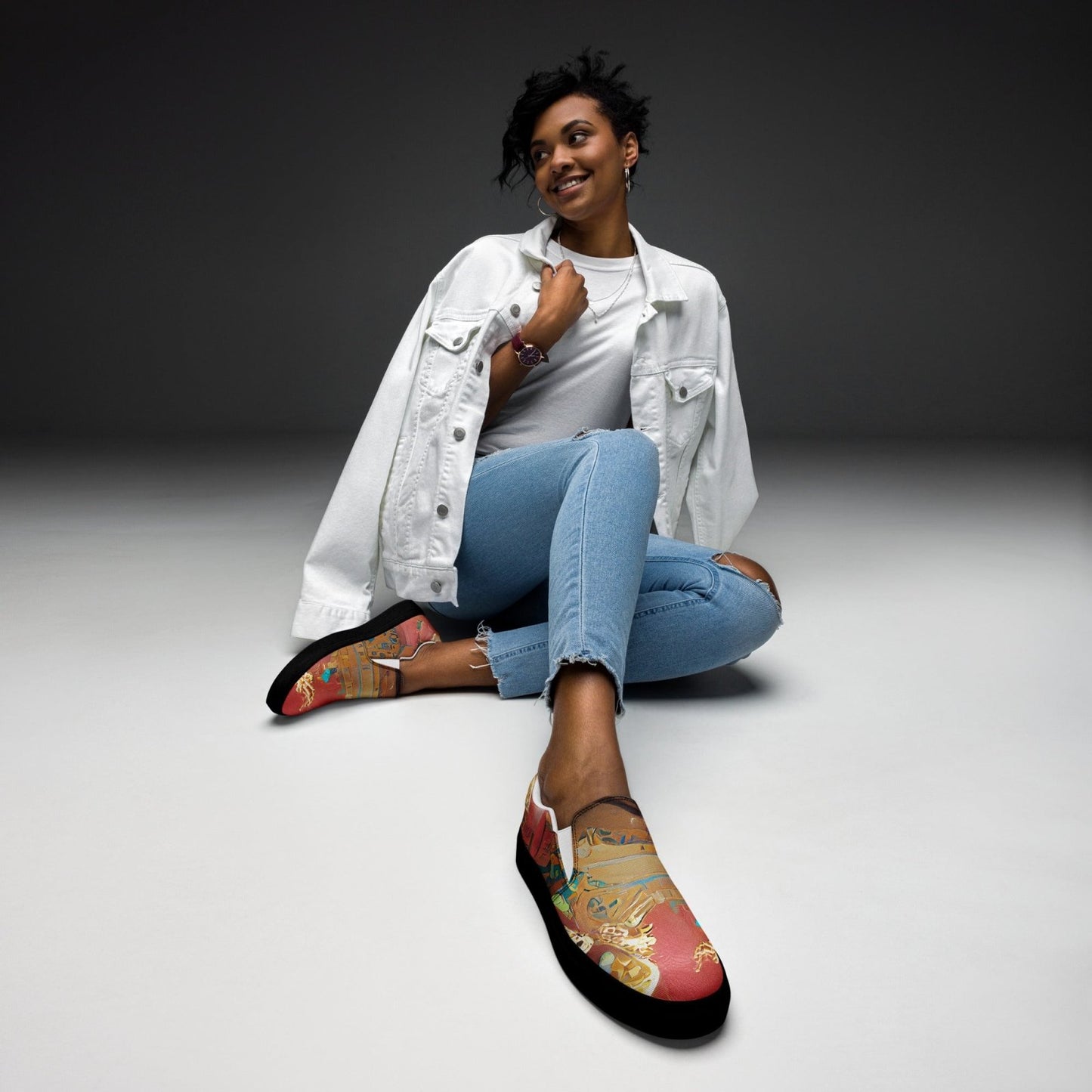 Huángdì - Womens Slip - On Canvas Shoes - iSAW Company