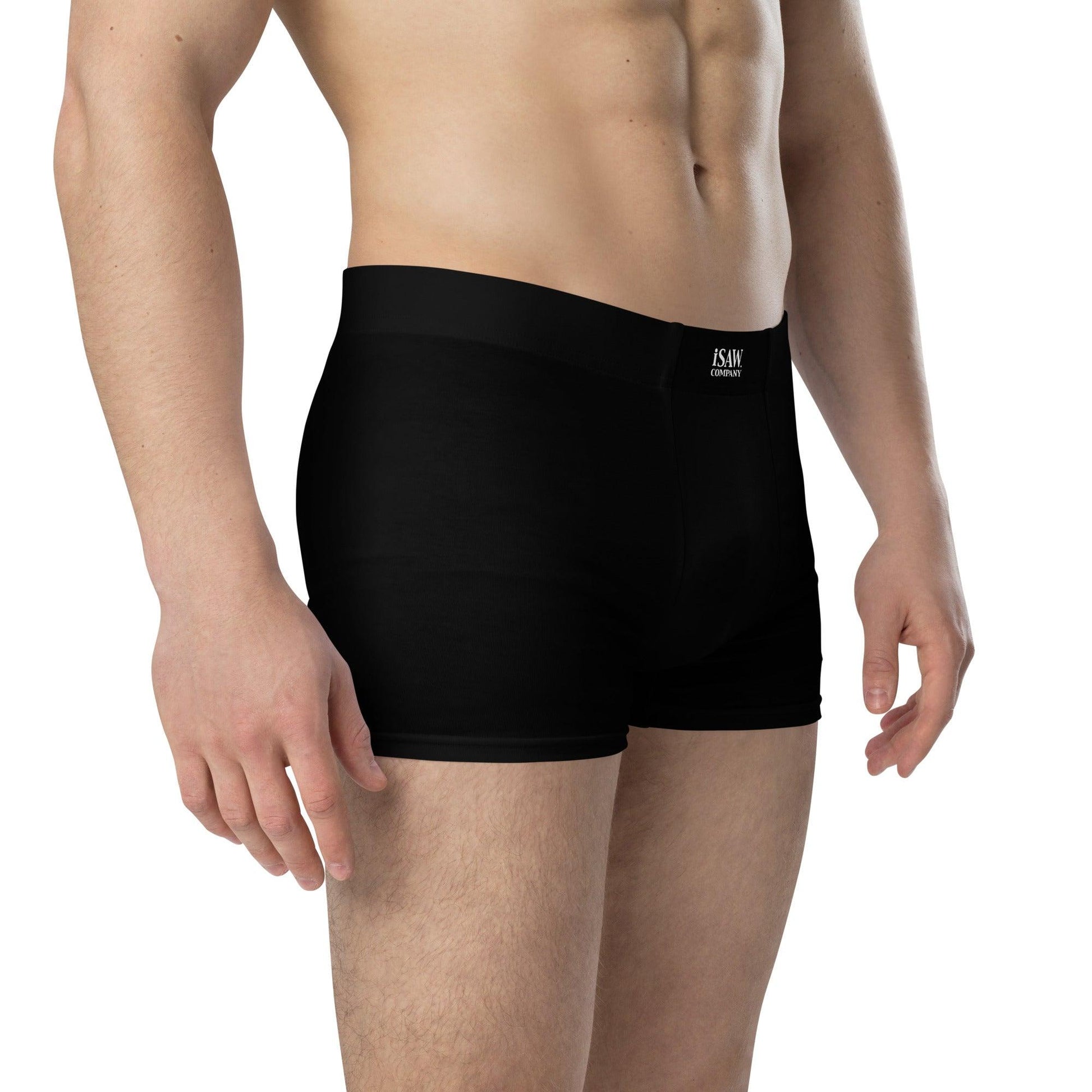 iSAW Mens Black Boxer Briefs - iSAW Company