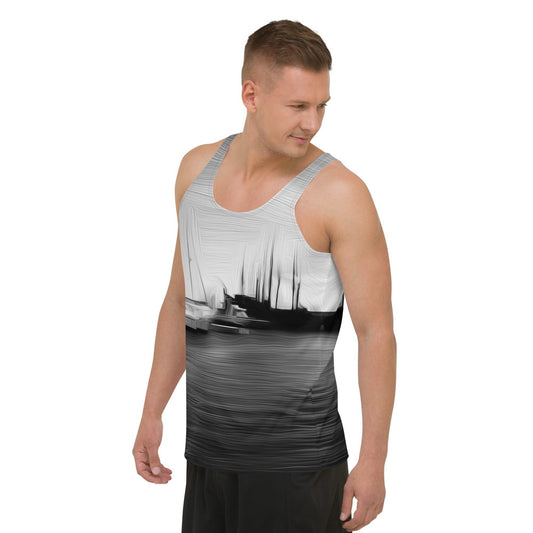 The Sleeping Yachts (at Night) - Mens Tank Top - iSAW Company