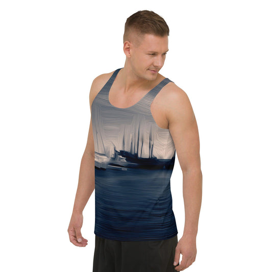 The Sleeping Yachts (at Sunrise) - Mens Tank Top - iSAW Company