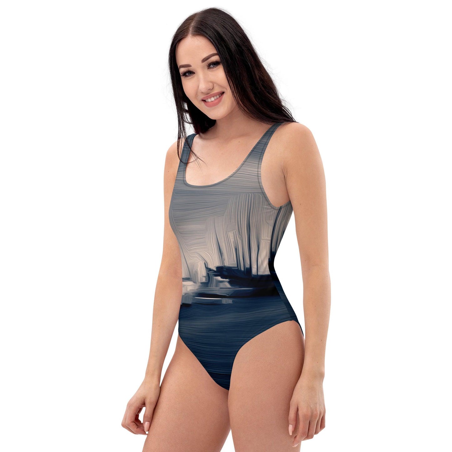 The Sleeping Yachts (at Sunrise) - Womens One-Piece Swimsuit - iSAW Company