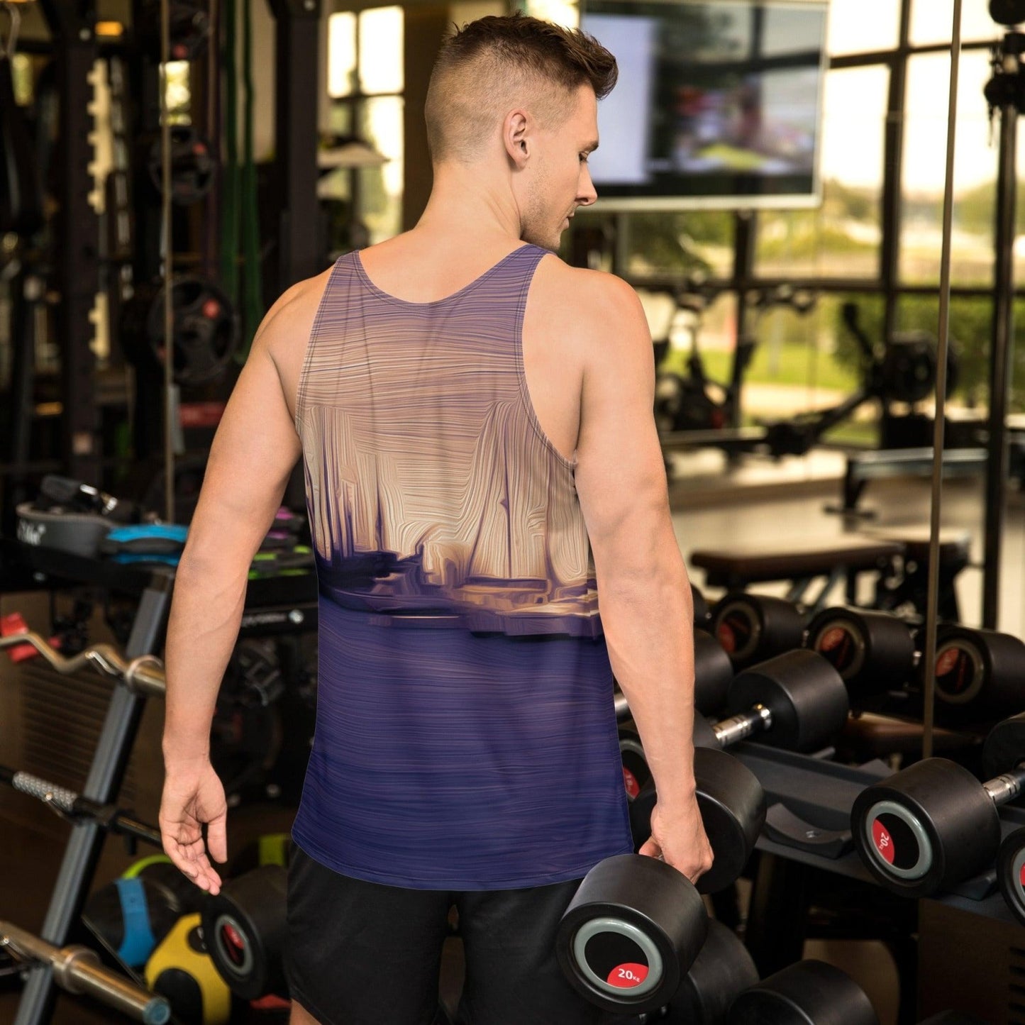 The Sleeping Yachts (at Sunset) - Mens Tank Top - iSAW Company