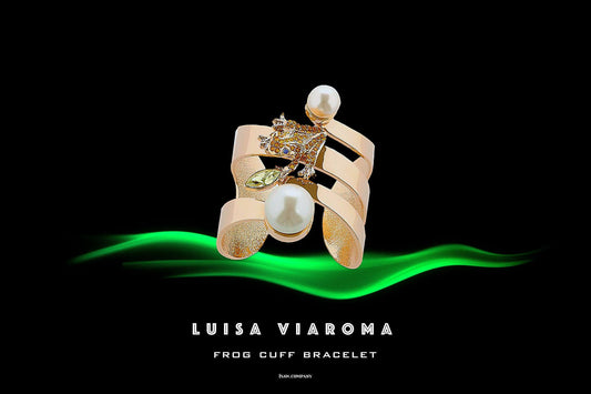 Luisa Viaroma Womens Frog Cuff Bracelet - iSAW Company