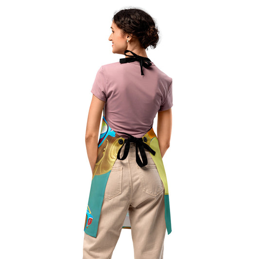 Retro Cool Blue - Apron