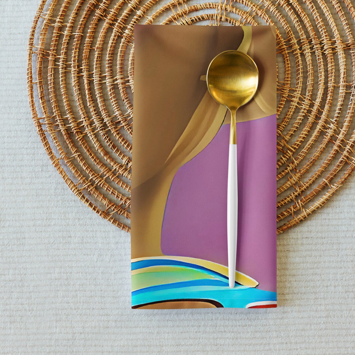 Retro Cool Pink - Cloth Napkin Set - iSAW Company