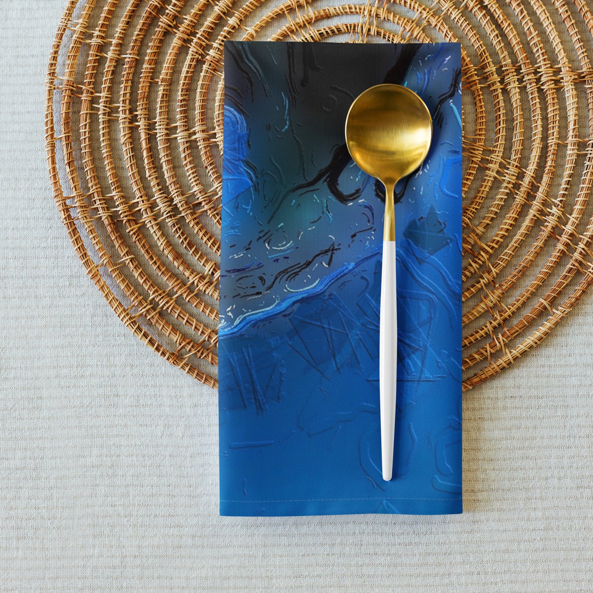 A Drop In The Ocean - Cloth Napkin Set - iSAW Company